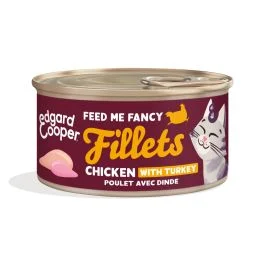 Edgard&Cooper Fillets - Natvoer - 70 g Kipfilet&Kalkoen - Natvoer - Pets Place