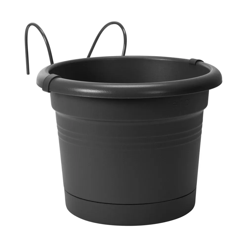 Elho Green basics All-in one met pothouder - Balkonbak - Groen - 18.5x19.5x26 cm