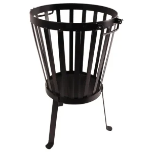 Esschert Design - Vuurkorf - Rond - Zwart - Staal - 34 cm