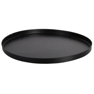 Esschert Fancy Flames - Onderplaat - Rond - Zwart - Staal - 49.7 cm