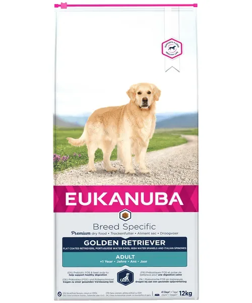 Eukanuba Adult Golden Retriever Kip (met Omega 3- en 6 vetzuren)