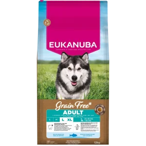 Eukanuba Adult Large Graanvrij Zeevis 12 kg