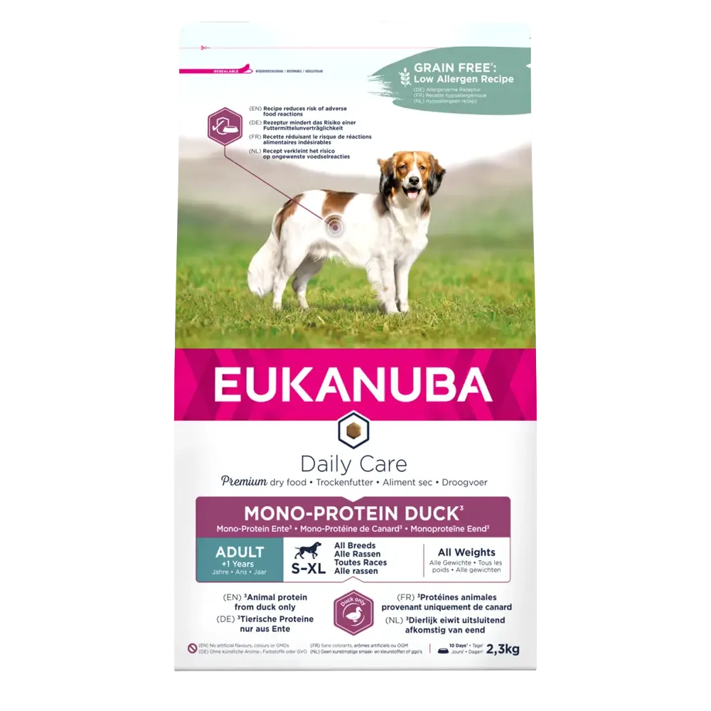 Eukanuba Adult Mono Proteïne met Eend 2.3 kg