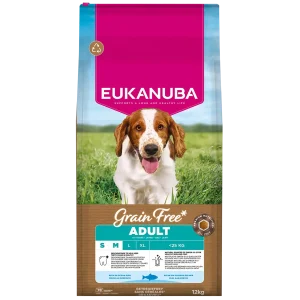 Eukanuba Adult Small & Medium Graanvrij Zeevis 12 kg