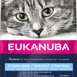 Eukanuba Adult Sterilised/Weight Control kip kattenvoer