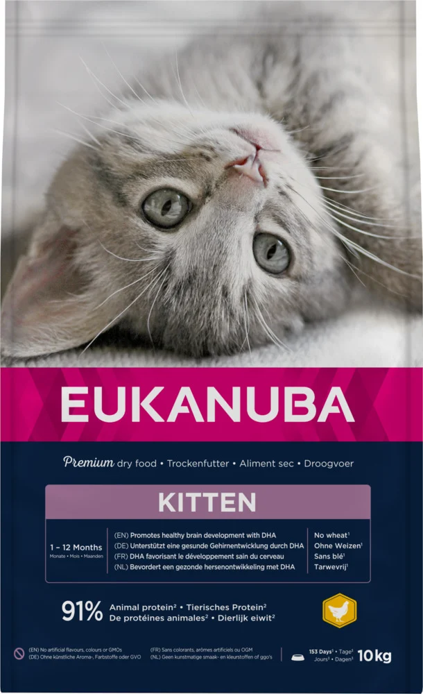 Eukanuba Kitten - Kattenvoer - 10 Kilogram - kip