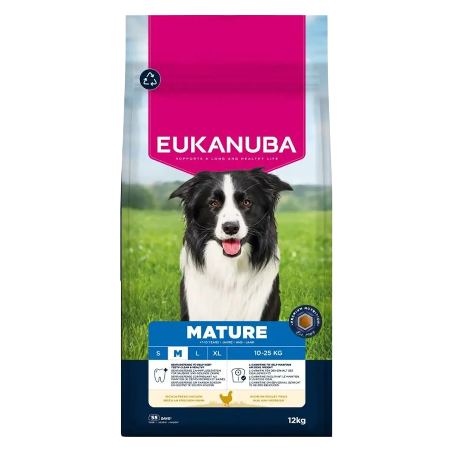 Eukanuba Mature Medium Breed Kip 12 kg