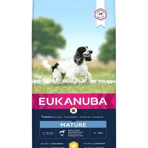Eukanuba Mature Senior Medium Kip (bevat Glucosamine, Chondroïtinesulfaat en Taurine)