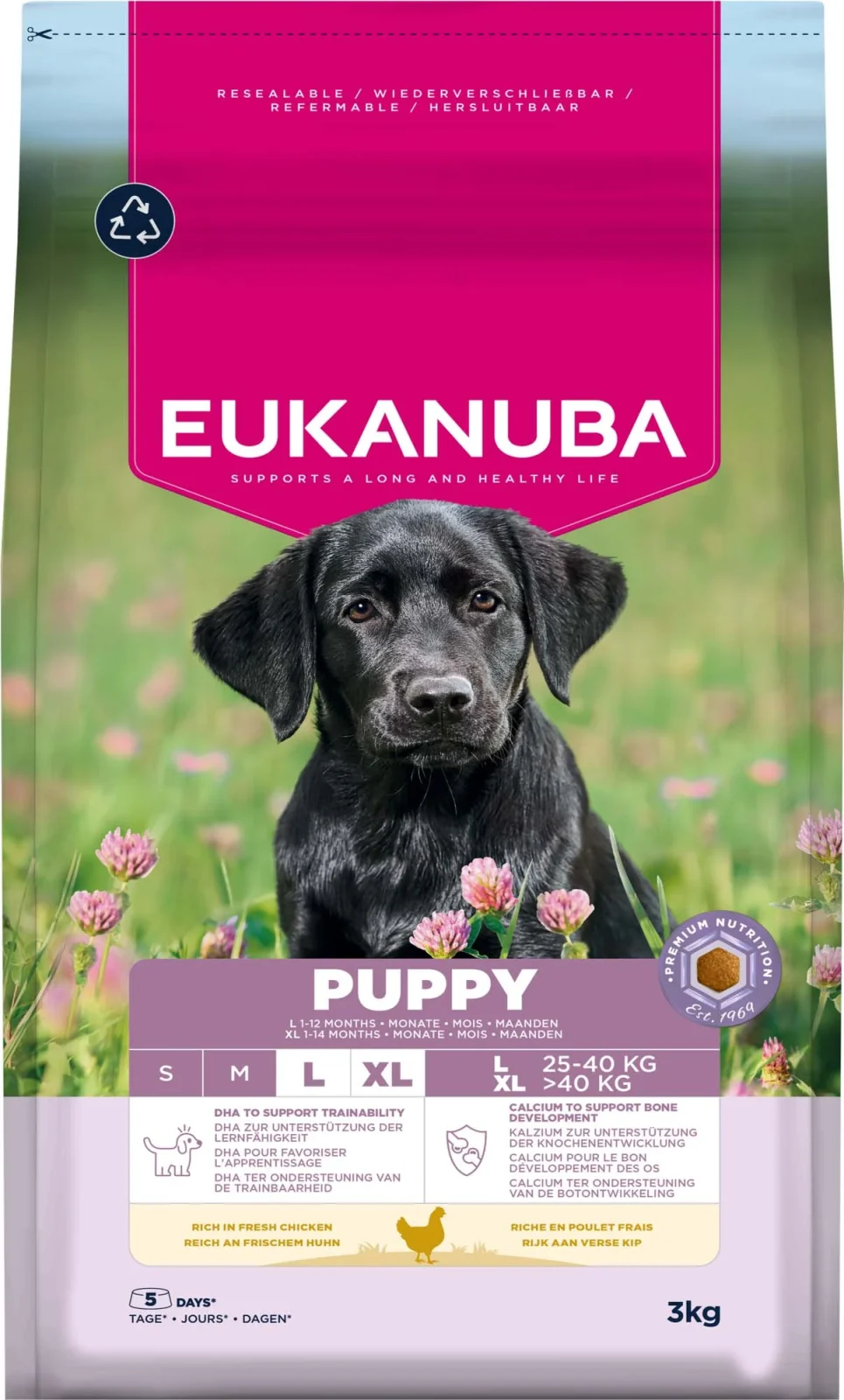 Eukanuba Puppy Large/Extra Large - Hondenvoer - 12 Kilogram - kip