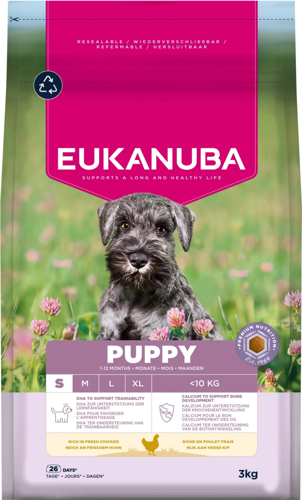 Eukanuba Puppy Small - Hondenvoer - 3 Kilogram - kip