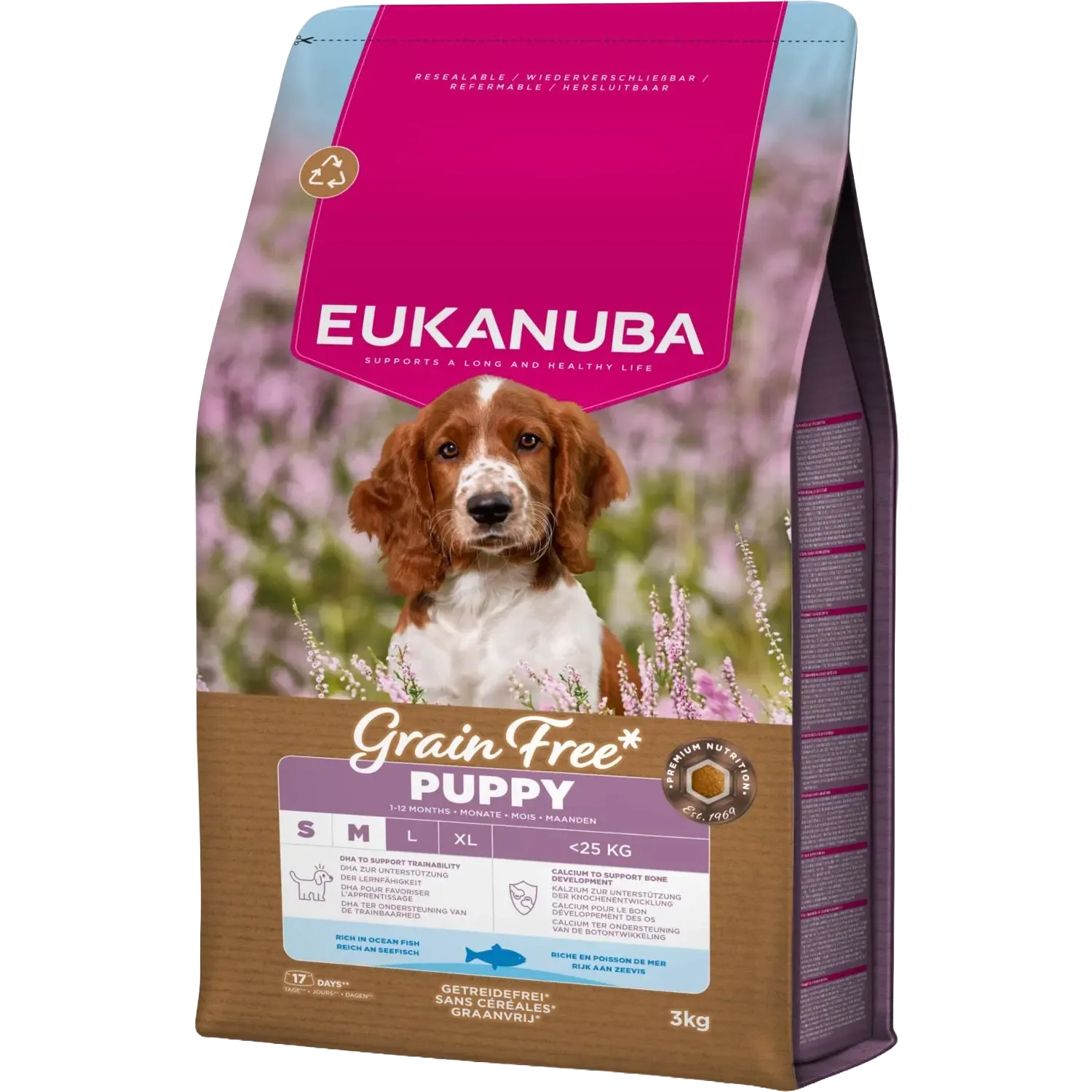 Eukanuba Puppy Small & Medium Graanvrij Oceaanvis 3 kg