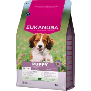 Eukanuba Puppy Small Medium Lam Rijst 3 kg
