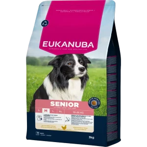 Eukanuba Senior Medium Kip 3 kg