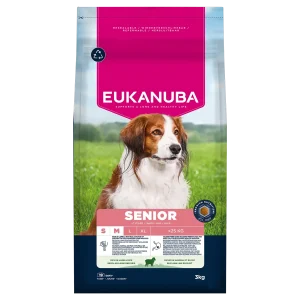 Eukanuba Senior Small & Medium Lam en Rijst 12 kg