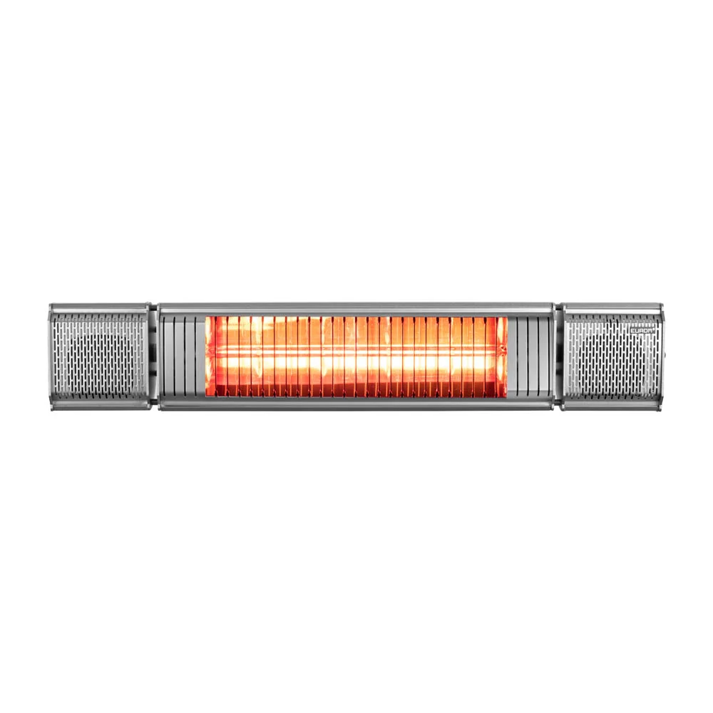 Eurom Heat and beat - Hangende terrasverwarmer - Grijs - 2000 W