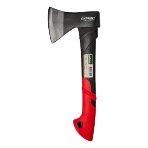 Everest - Keukenbijl - Zwart/Rood - 36 cm