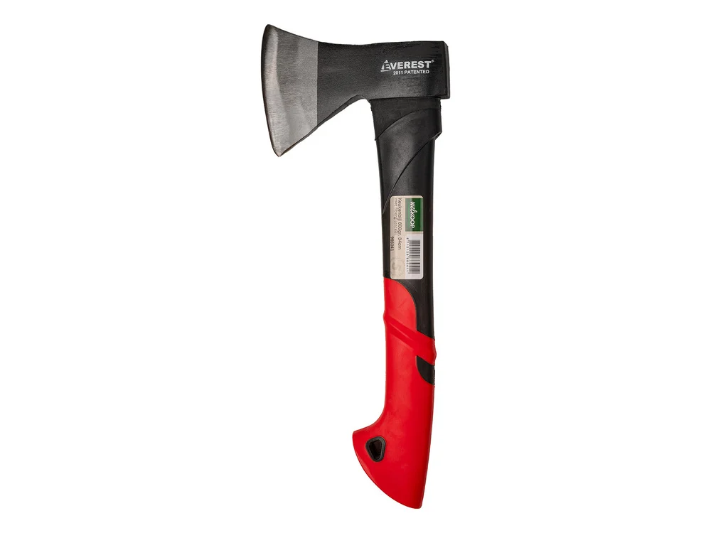 Everest - Keukenbijl - Zwart/Rood - 36 cm