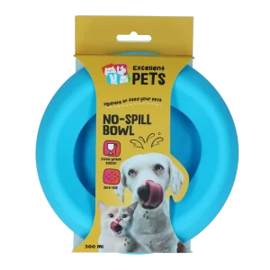 Excellent Pets No-Spill Bowl 300ml Blauw S