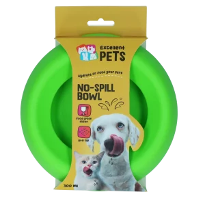 Excellent Pets No-Spill Bowl 300ml Groen S