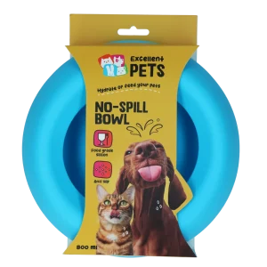 Excellent Pets No-Spill Bowl 800ml Blauw M