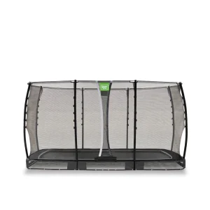 Exit Allure Classic - Inground trampoline - Zwart - 200x437x266 cm