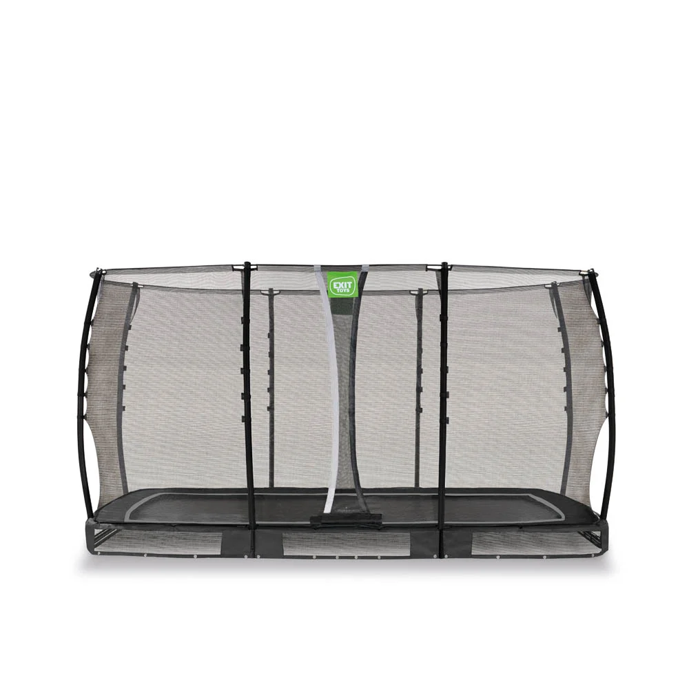 Exit Allure Classic - Inground trampoline - Zwart - 214x366 cm