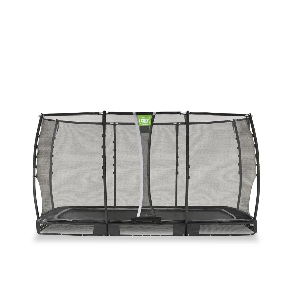 EXIT Allure Premium - Inground trampoline - Zwart - 244x427 cm