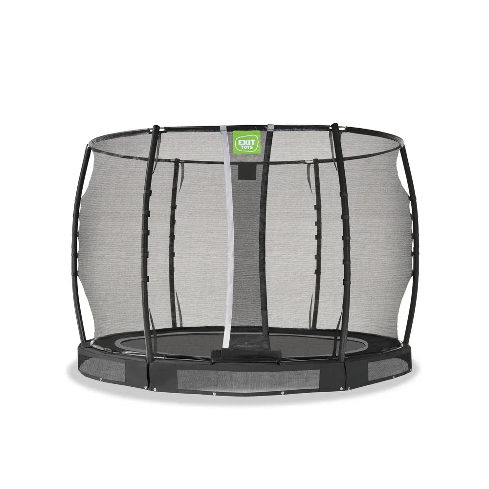 EXIT Allure Premium - Inground trampoline - Zwart - 427 cm