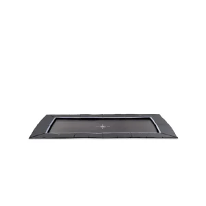 EXIT Dynamic groundlevel - Trampoline - Zwart - 244x427 cm