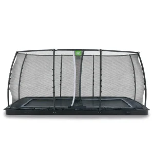 Exit Dynamic - Groundlevel trampoline - Zwart - 275x458 cm