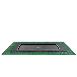 Exit Dynamic - Groundlevel trampoline - Zwart - 305x519 cm