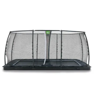 Exit Dynamic - Groundlevel trampoline - Zwart - 305x519 cm