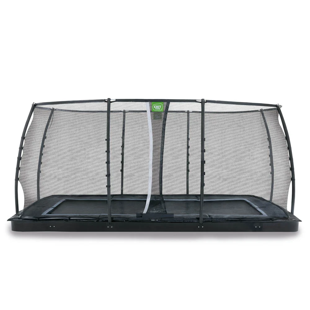 Exit Dynamic - Groundlevel trampoline - Zwart - 305x519 cm