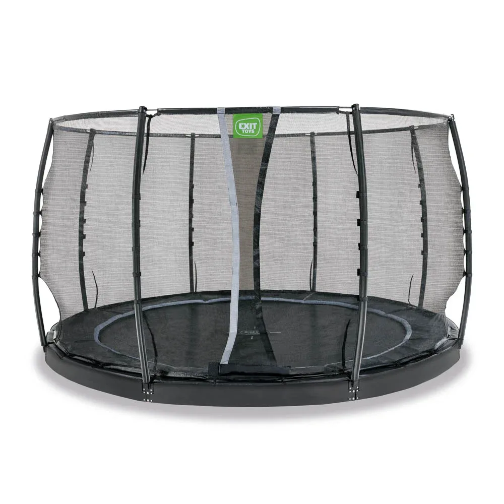 Exit Dynamic - Groundlevel trampoline - Zwart - 427 cm