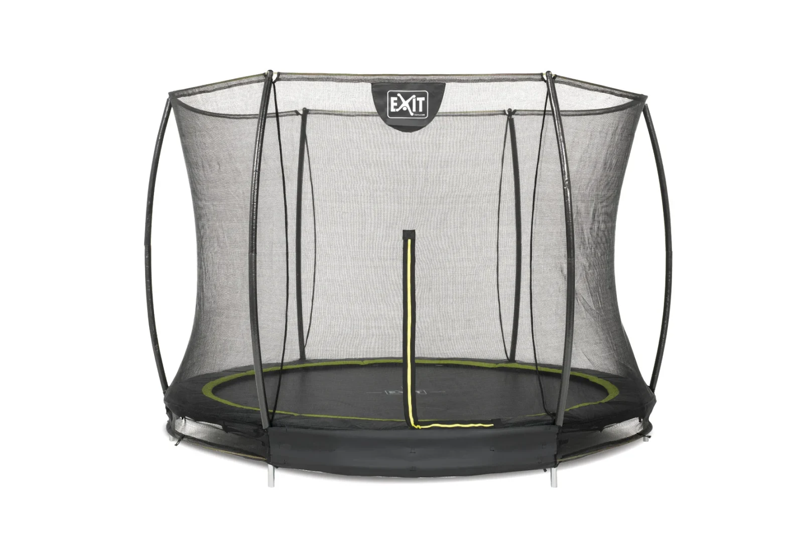 EXIT Silhouette Inground met Net - Trampoline - Zwart - 366 cm