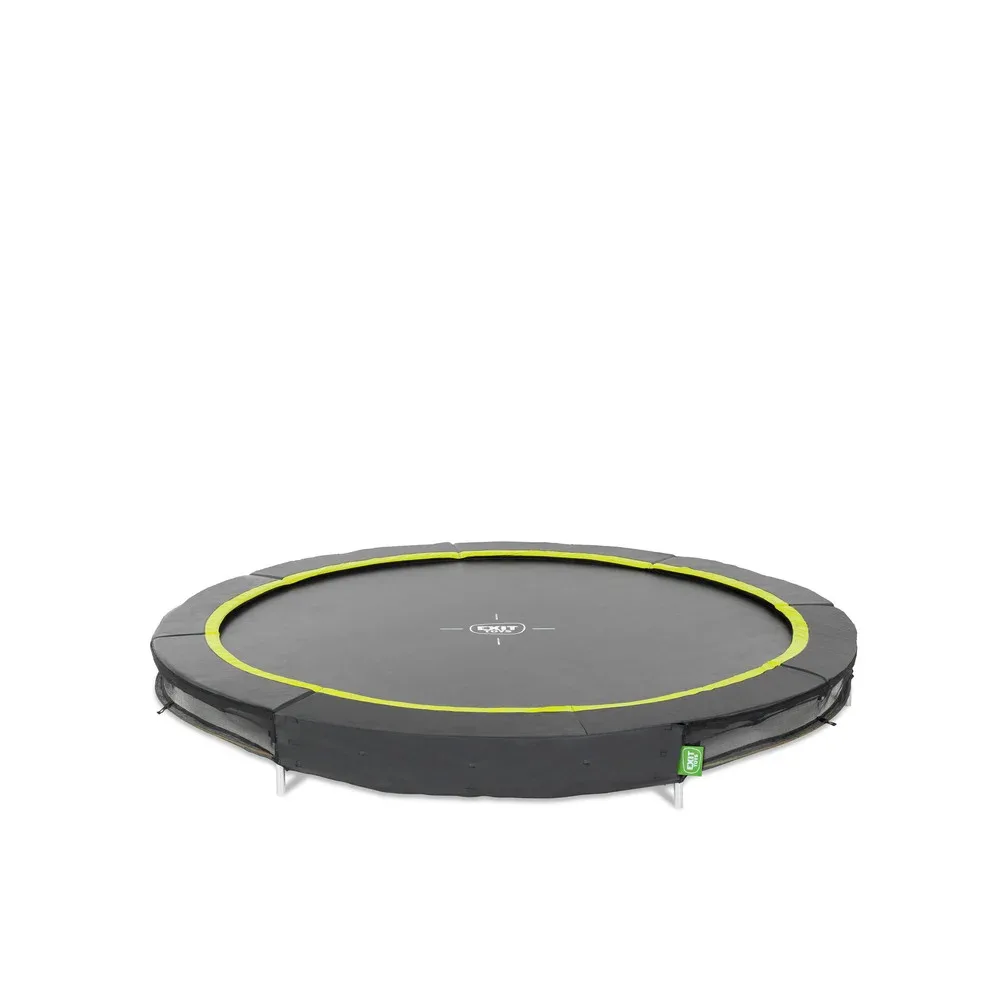 EXIT Silhouette inground - Trampoline - Zwart - 20x1x1 cm - 366 cm
