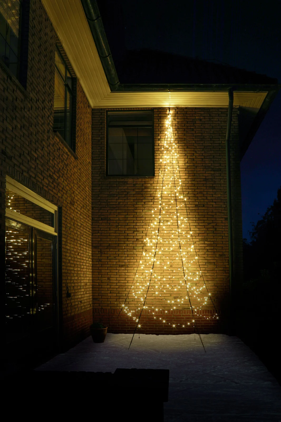 Fairybell - Muurkerstboom - 450 - Warm wit - 600 cm