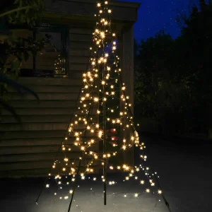 Fairybell - Vlaggenmast kerstboom - 1500 - Warm wit - 800 cm
