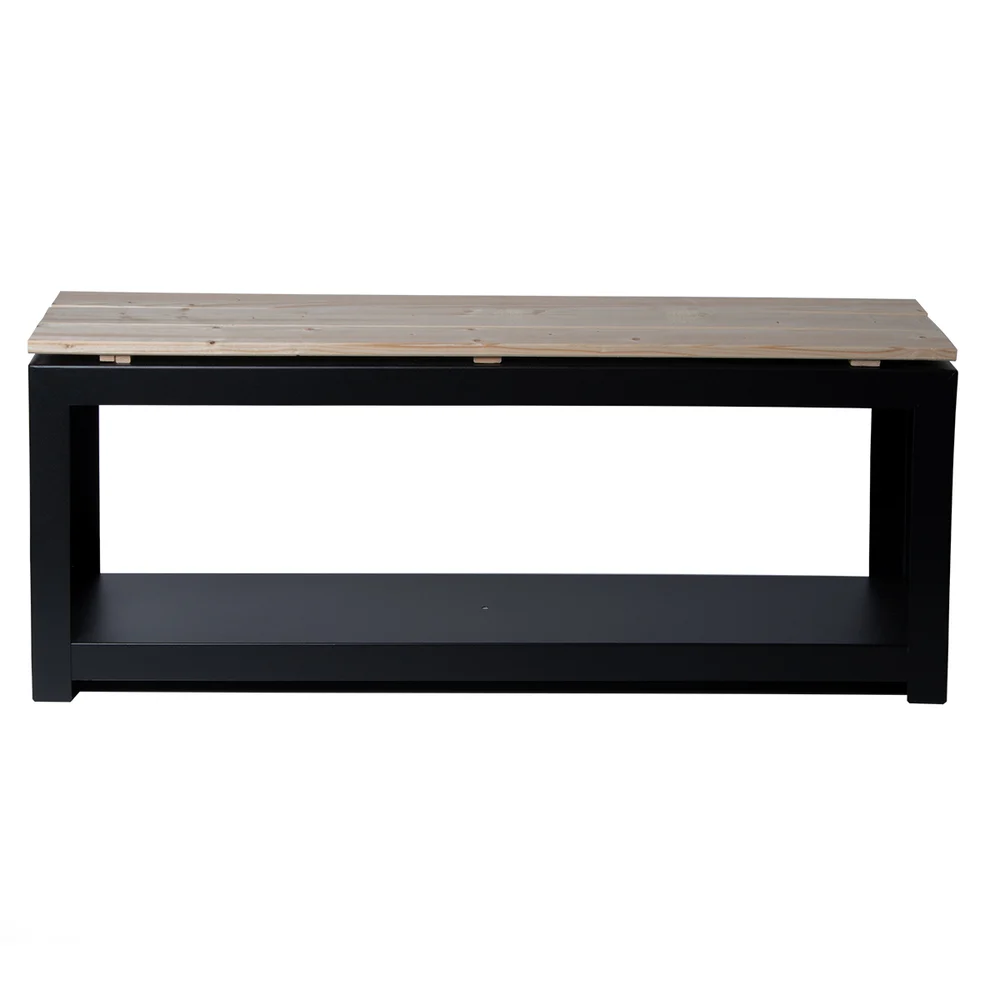 Fancy Flames - Houtopslag - Bank - Zwart
