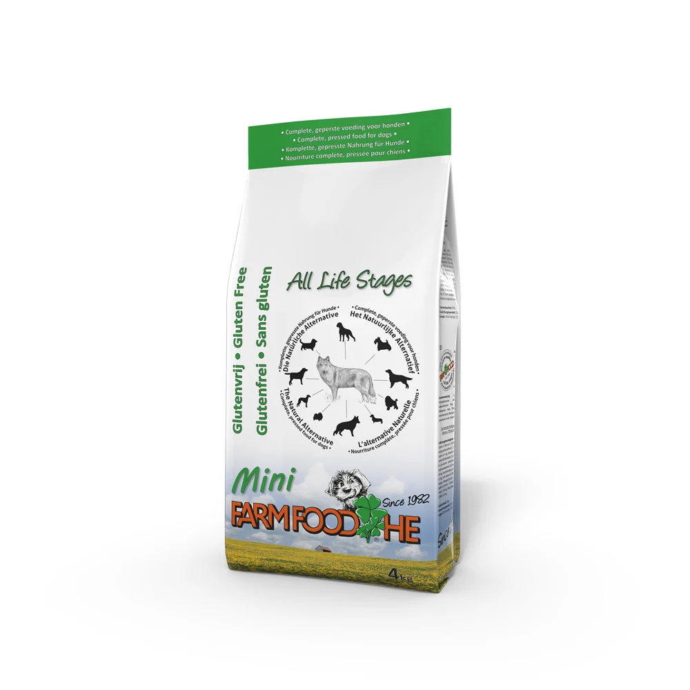 Farm Food HE Glutenvrij Mini - Hondenvoer - 4 Kilogram