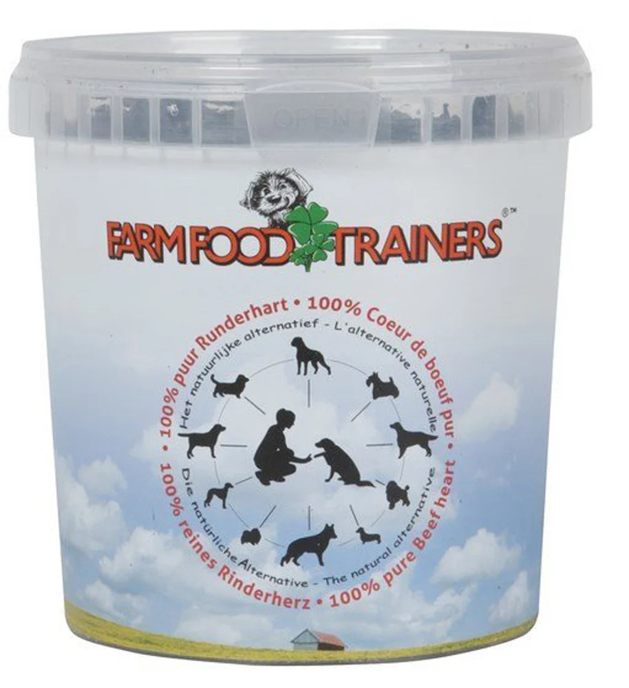 Farm Food Trainers - Hondensnack - 333 Gram - Runderhart