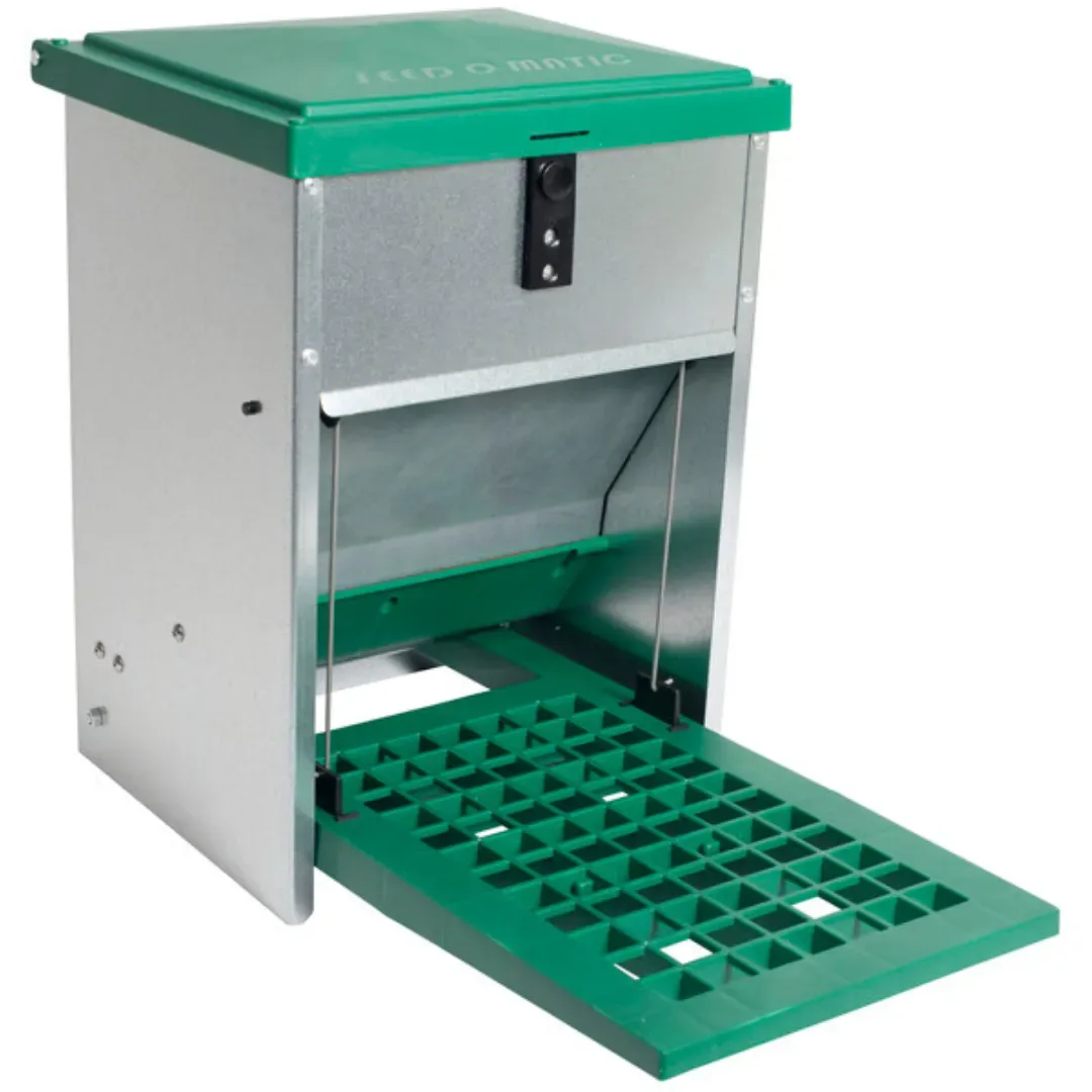Feedomatic Automatische Voerbak 5 kg Groen | Metaal