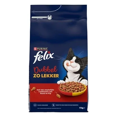 Felix Droog Dubbel Zo Lekker Rund Kip Rode Biet - 4 kg