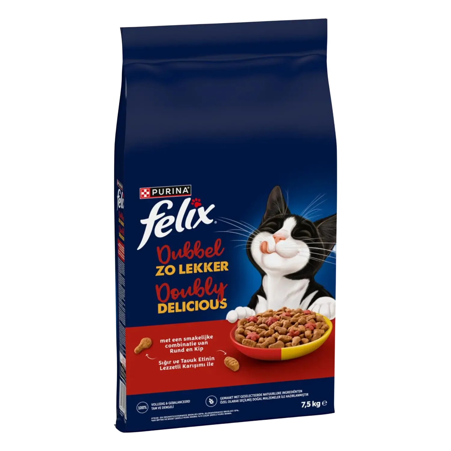 Felix Dubbel Zo Lekker Rund & Kip 7.5 kg