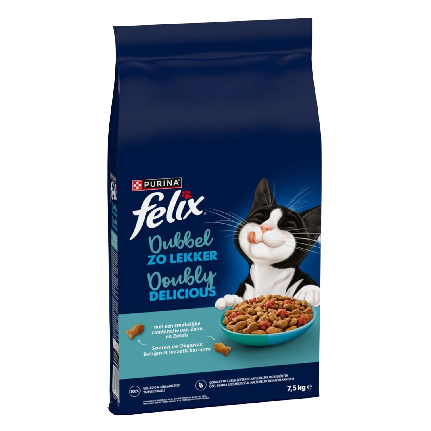 Felix Dubbel Zo Lekker Zalm & Zeevis 7.5 kg