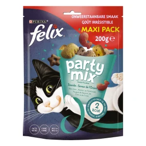 Felix Party Mix Seaside - Kattensnack - 200 Gram - forel, zalm
