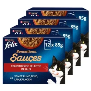 Felix Sensations Countryside Selectie in Saus - 85 gram