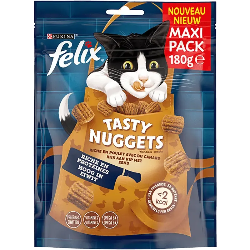 Felix Tasty Nuggets Kip en Eend 180 g