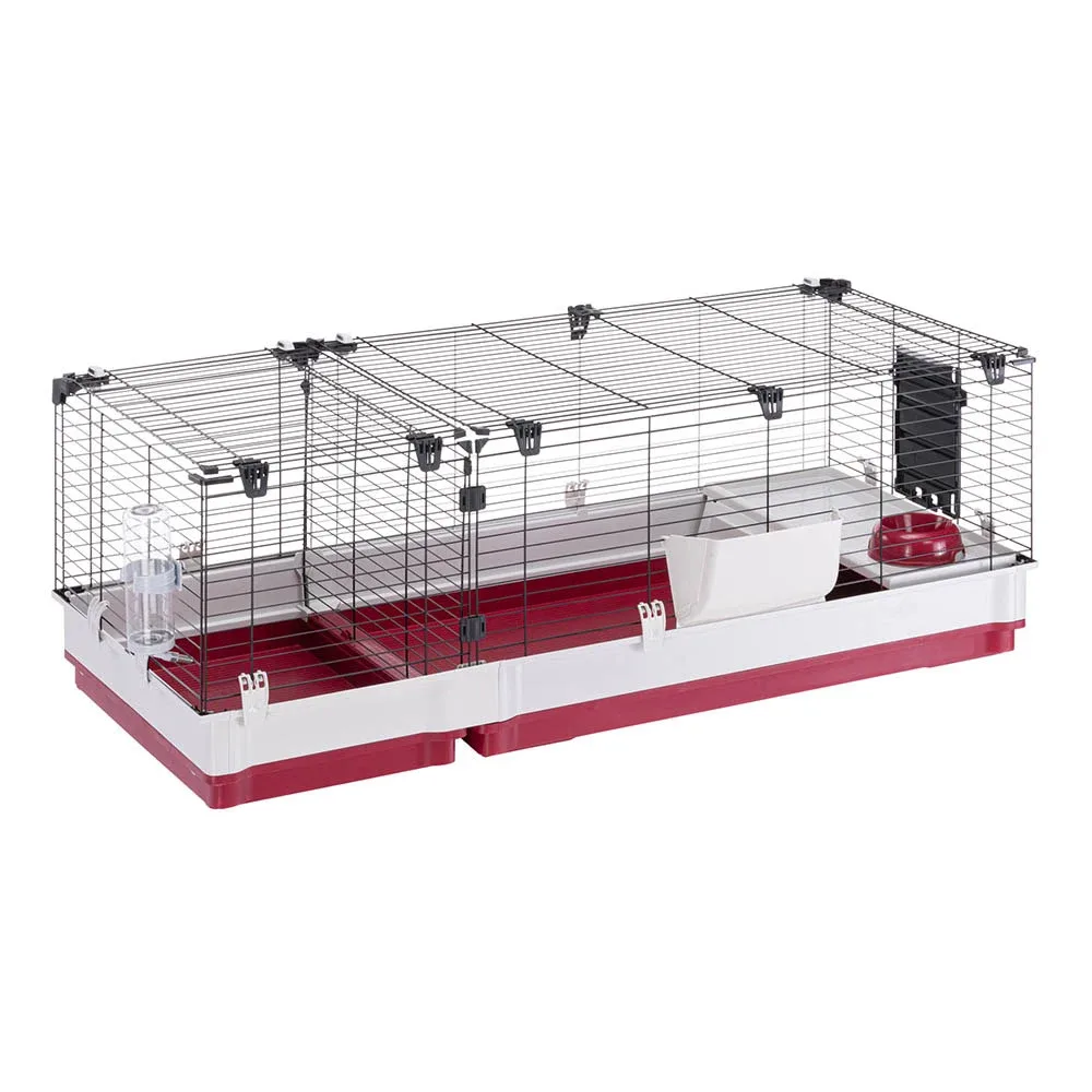 Ferplast Krolik 200 - Konijnenkooi - Grijs - 50x205x60 cm