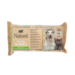 Ferplast Naturé Groene Thee Doekjes 40 stuks